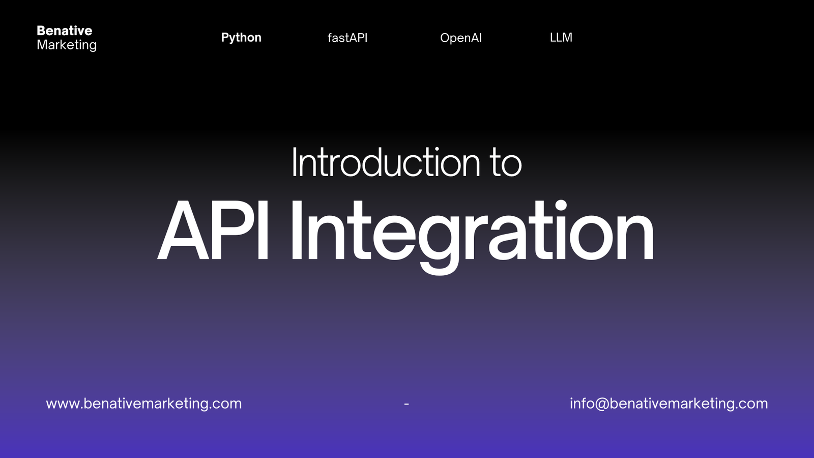 What is an API?